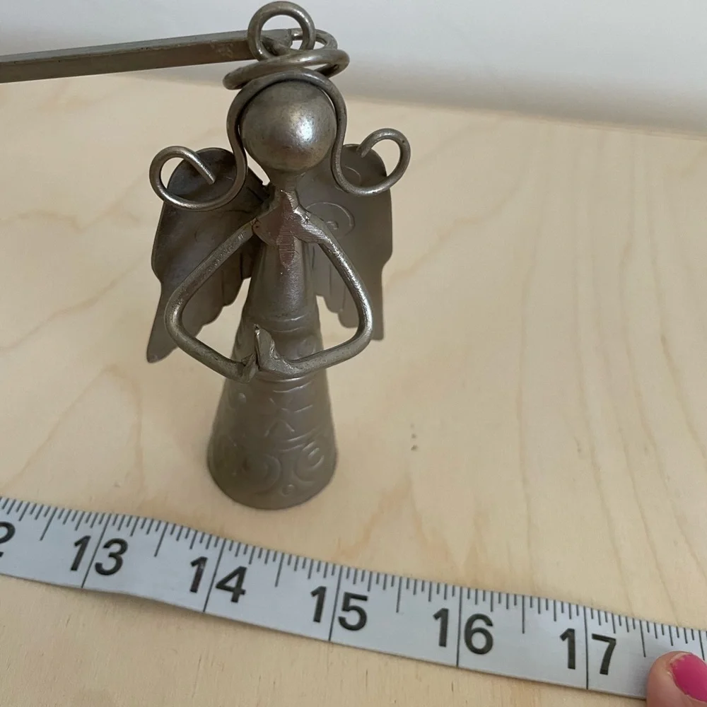 Pewter Angel Christmas Candle Snuffer